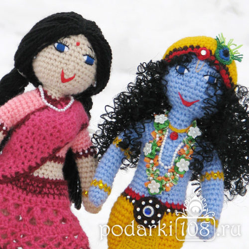 Куклы Радха Кришна