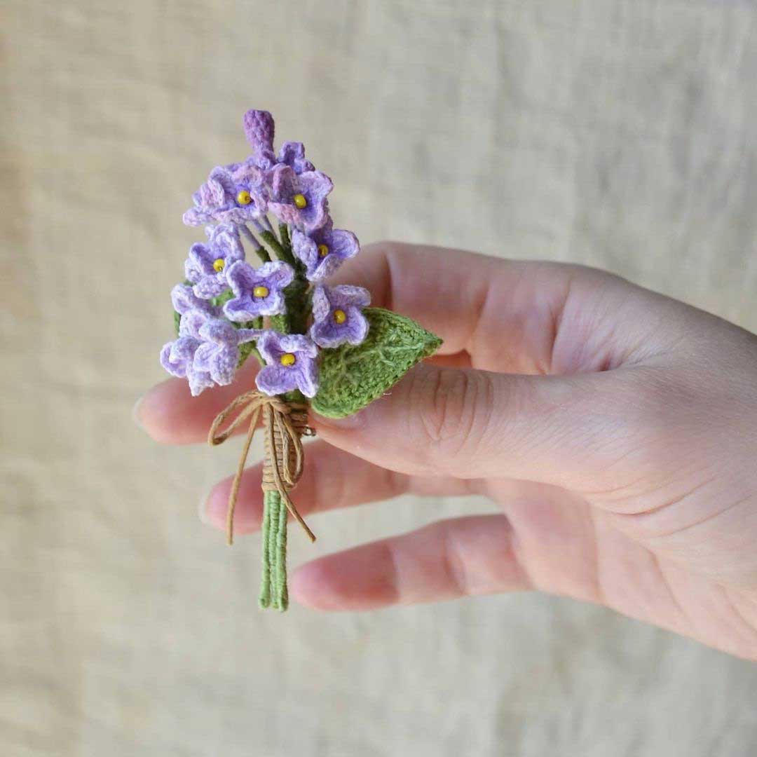 Цветы крючком - 32 бесплатных схем и описаний игрушек амигуруми