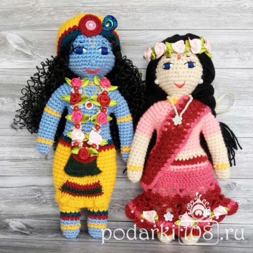 Кукла Радха Кришна